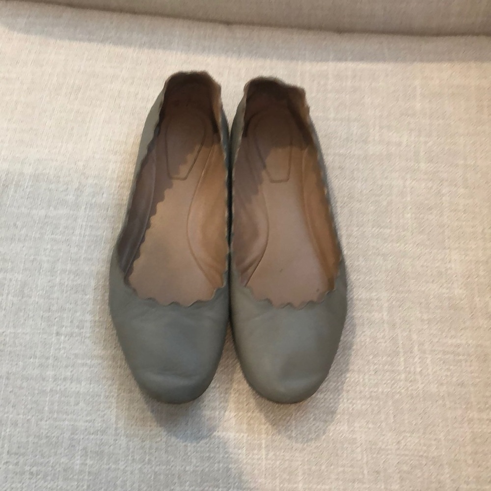 Chloe Scalloped Flats
